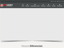 Tablet Screenshot of frhost.com.br